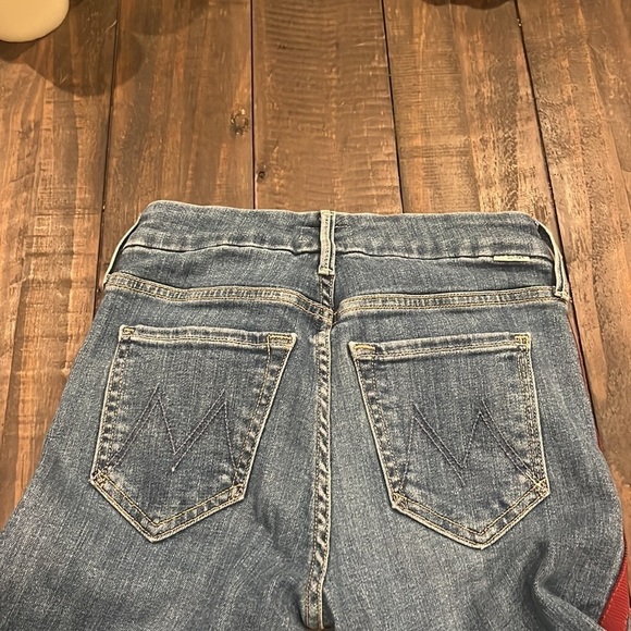 Mother -Keeping Love Alive Racer Fray Jeans - Picture 4 of 16